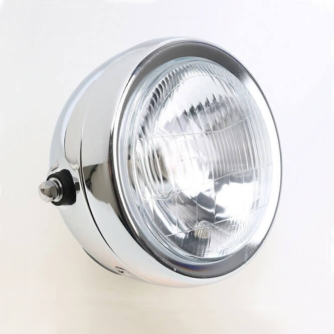 Motorcycle headlight assembly (including bulb)