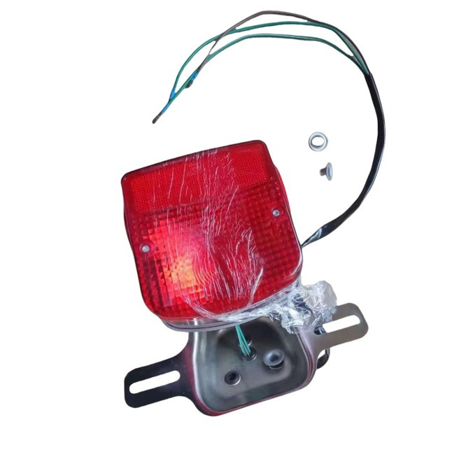 Motorcycle rear tail light  -  Applicable to GN125 type motorcycles