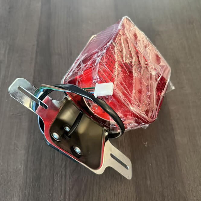 Motorcycle rear tail light  -  Applicable to GN125 type motorcycles