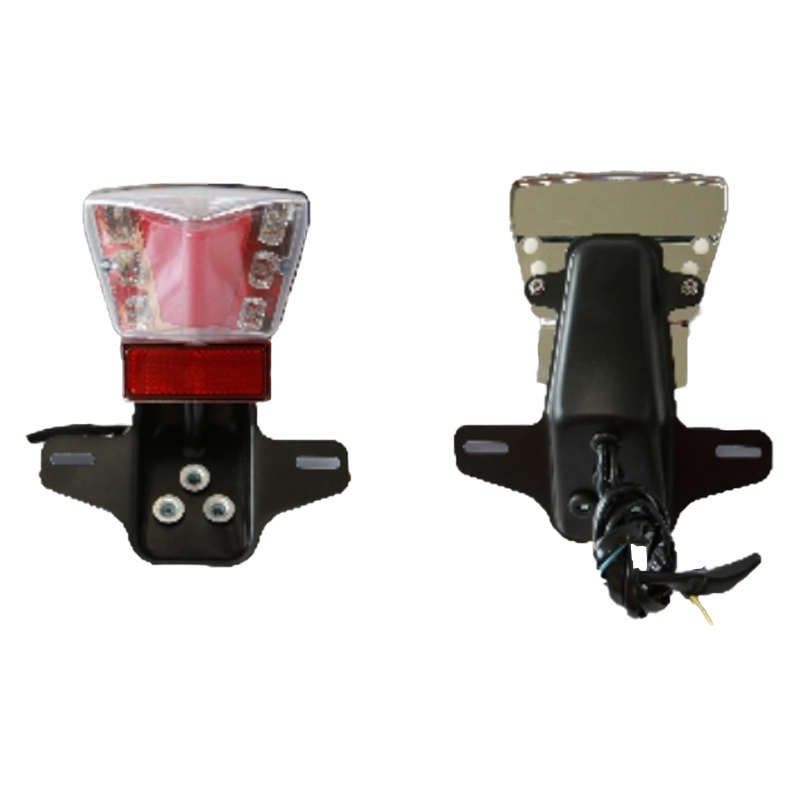 Triangular LED Taillight (Transparent White)